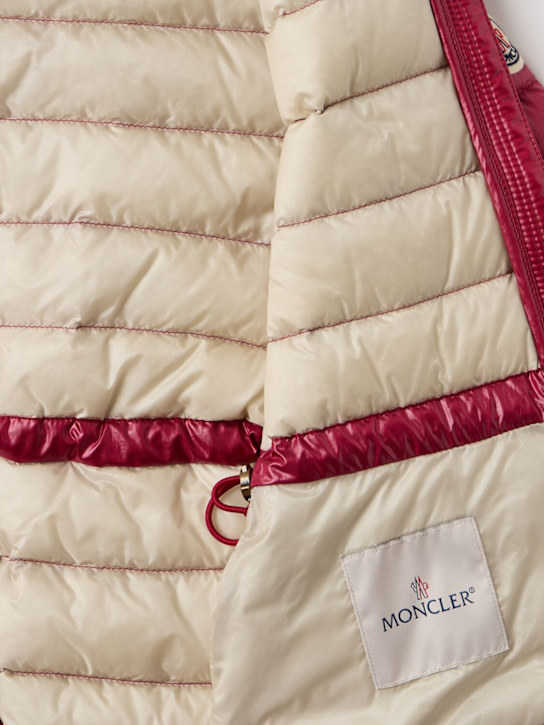 Moncler: Fem shiny nylon down jacket