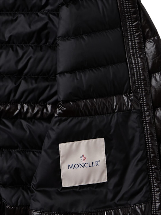 Moncler: Fem shiny nylon down jacket