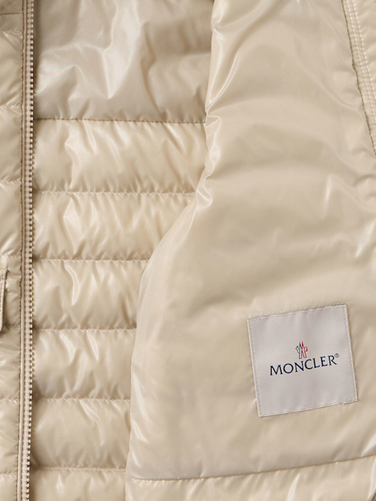 Moncler: Ela nylon hooded down jacket