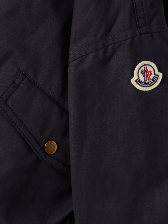 Moncler - Eucalyptus cotton blend down jacket