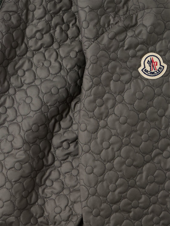 Moncler - Kamelya floral-quilted padded jacket