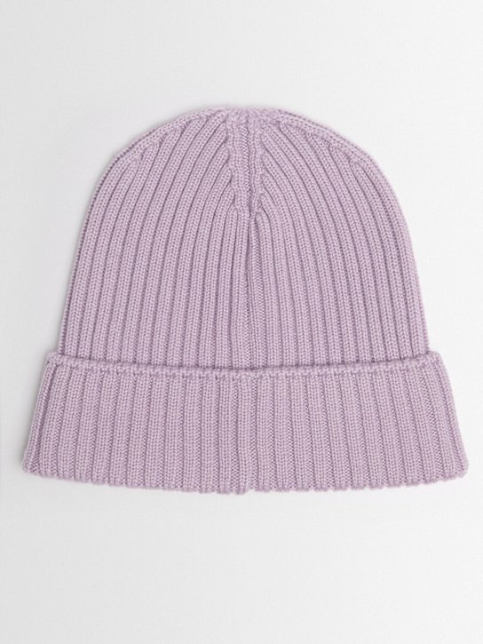 Moncler: Logo virgin wool beanie