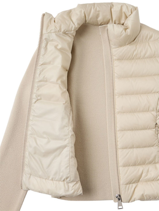 Moncler: Padded wool zip-up cardigan
