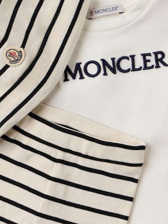 Moncler: Striped cotton set
