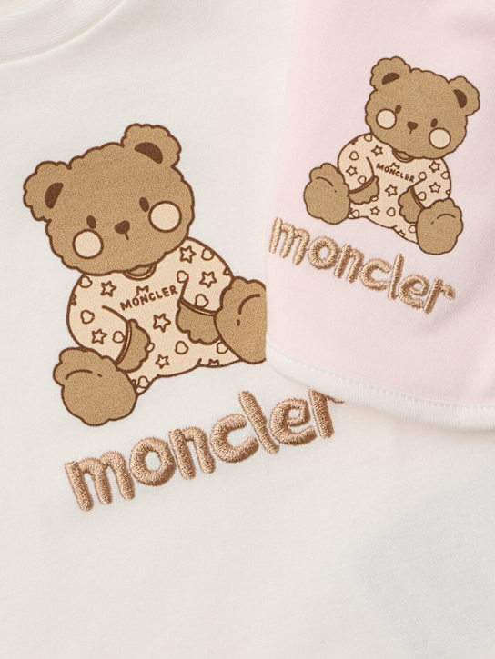 Moncler - Teddy bear logo cotton set