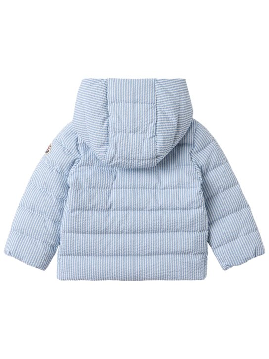 Moncler: Haluk cotton seersucker down jacket