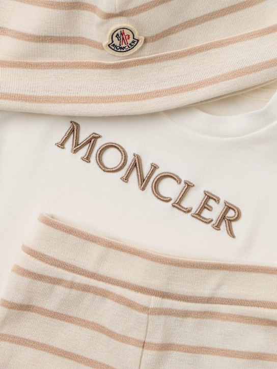 Moncler: Striped cotton set