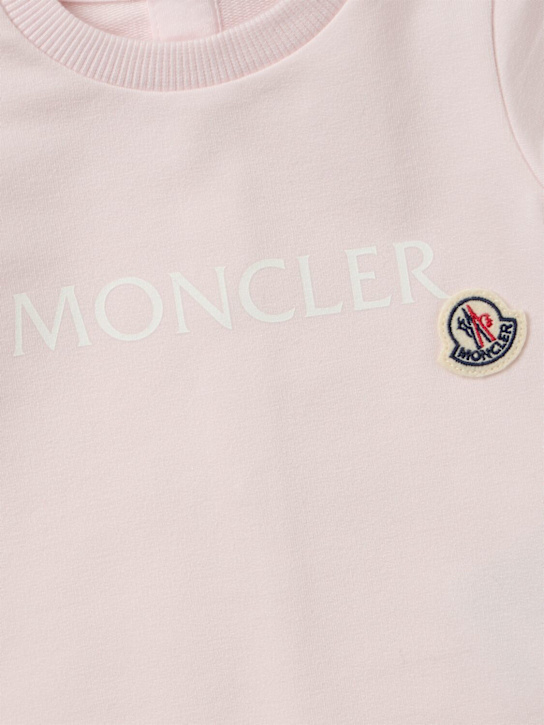 Moncler - Logo cotton baby romper