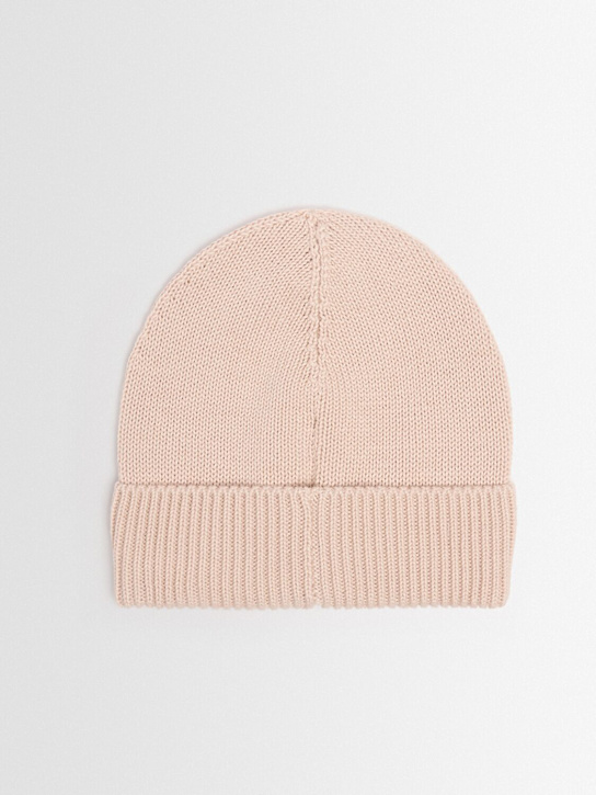 Moncler: Logo cotton beanie