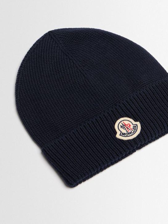 Moncler - Logo cotton beanie