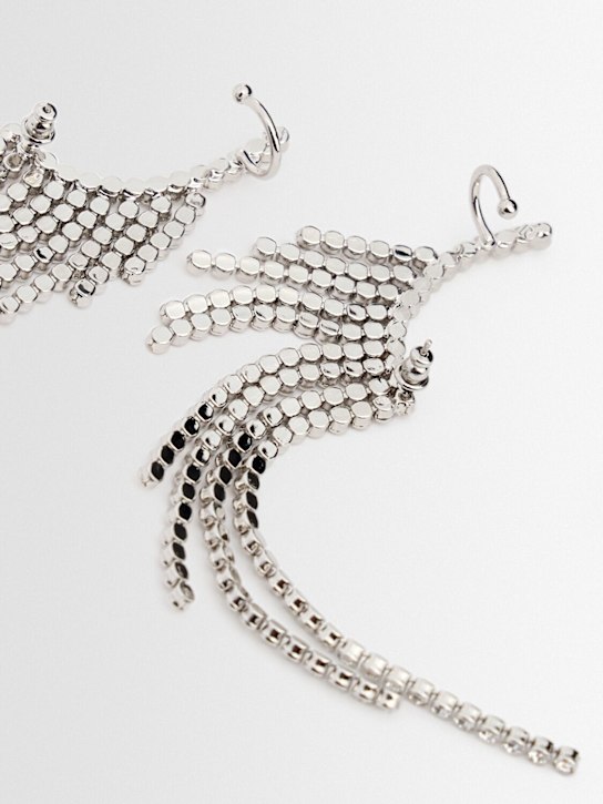 Rabanne: Pendientes con cristales