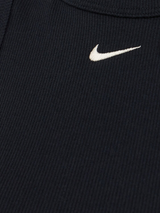 Nike: Chill knit rib tank with cutout