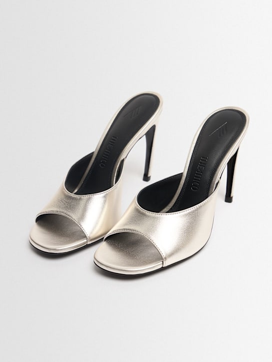 The Attico - 95mm Betta laminated leather mules