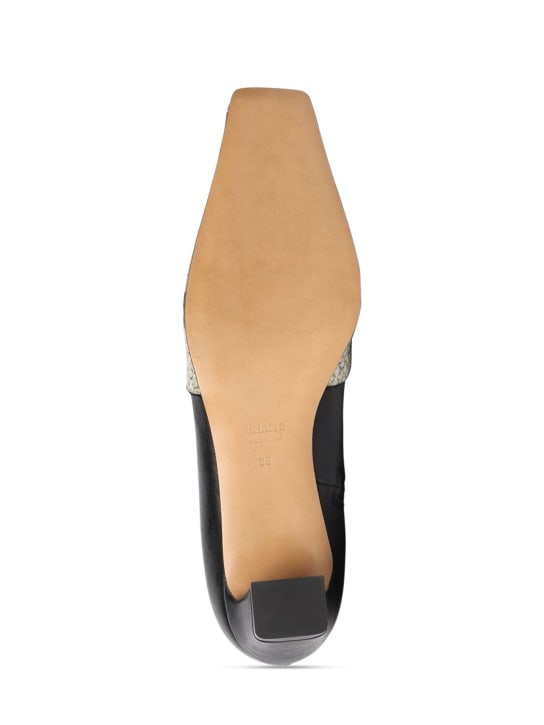 Khaite: 40mm hohe Stiefeletten aus Leder „Nevada“