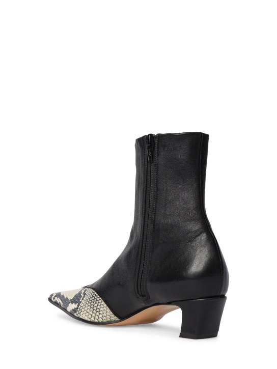 Khaite: 40mm hohe Stiefeletten aus Leder „Nevada“