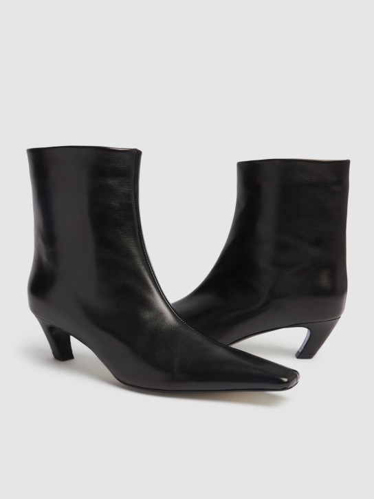 Khaite: 50mm hohe Stiefeletten aus Leder „Arizona“