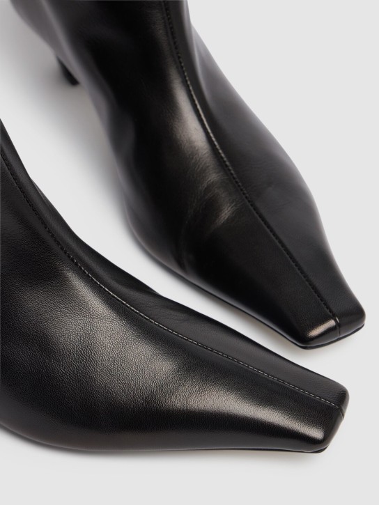 Khaite: 50mm hohe Stiefeletten aus Leder „Arizona“