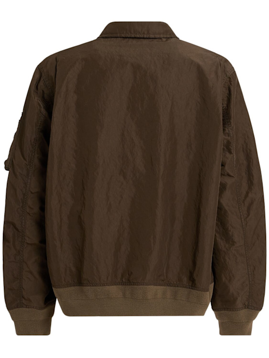 Sacai: Treated nylon twill jacket