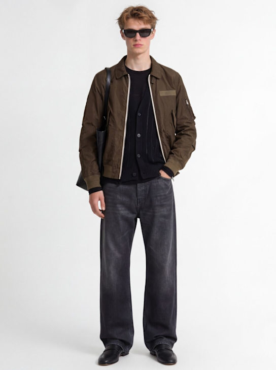 Sacai - Treated nylon twill jacket
