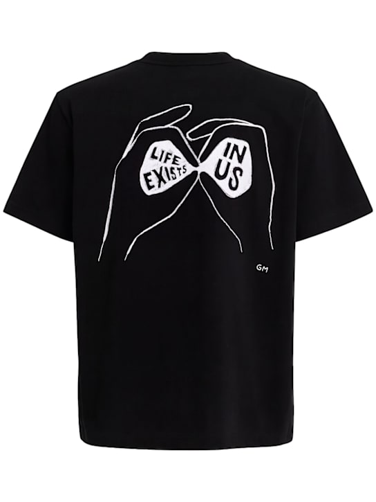 Sacai: Geoff Sacai embroidery t-shirt