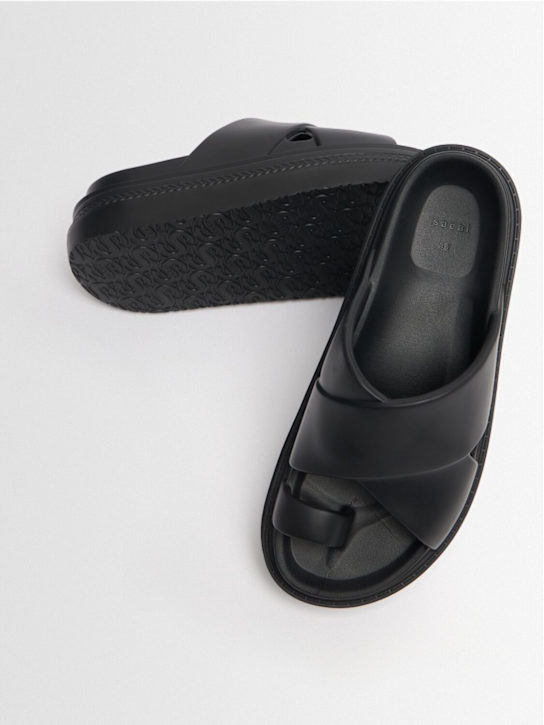 Sacai: Multiple sole foam sandals