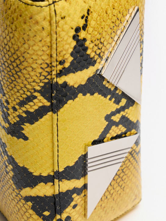 The Attico: Borsa mini Friday in pelle stampa serpente