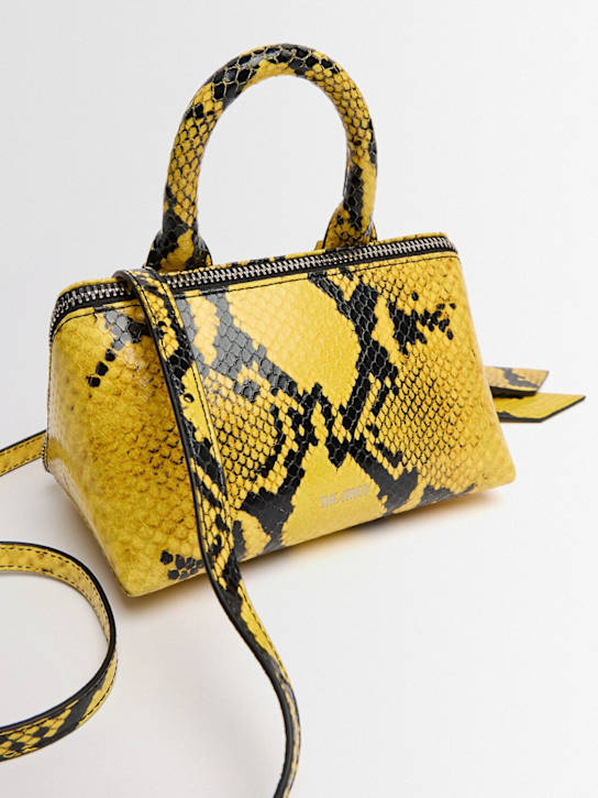 The Attico: Borsa mini Friday in pelle stampa serpente