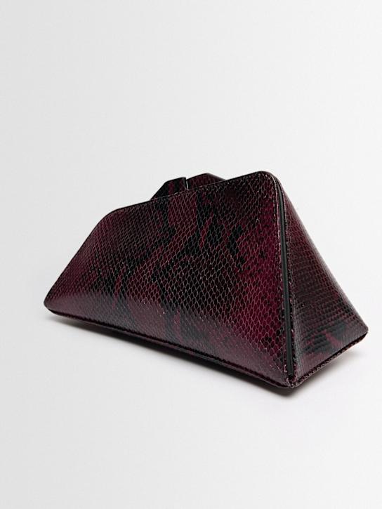 The Attico: Pochette 8.30 PM in pelle goffrata