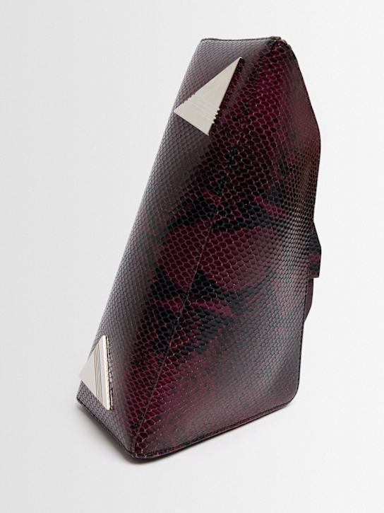 The Attico: Pochette 8.30 PM in pelle goffrata