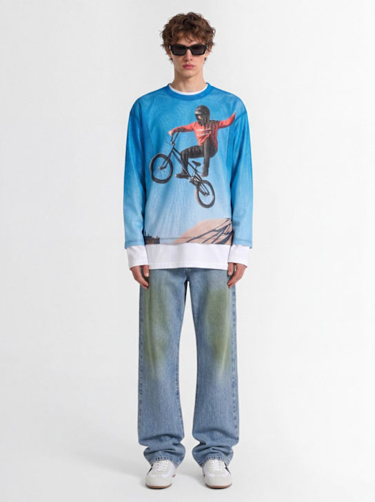 MSGM: Long sleeve mesh t-shirt