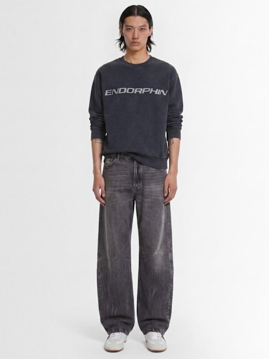MSGM: Endorphin cotton crewneck sweatshirt