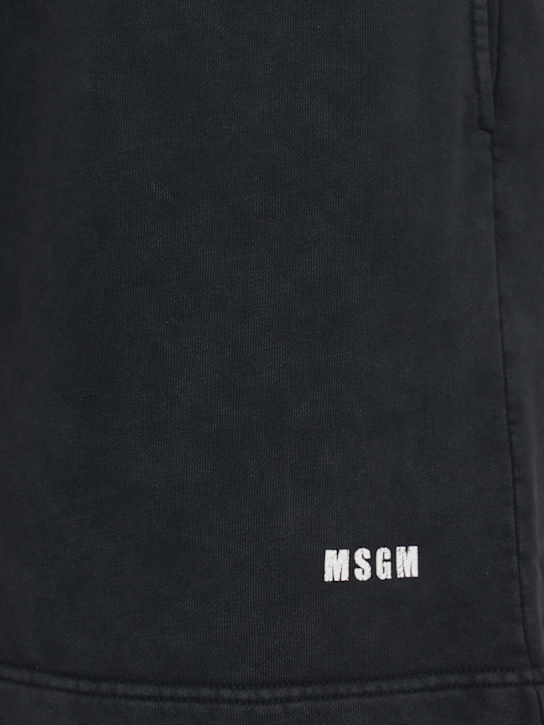 MSGM: Cotton Bermuda shorts