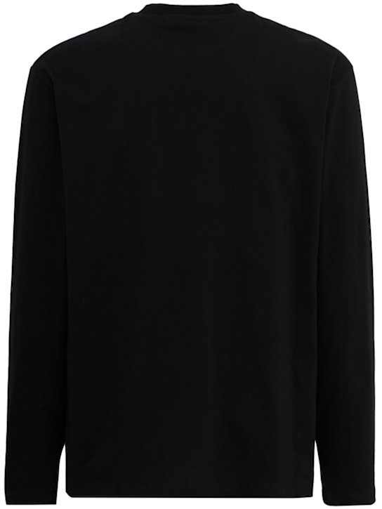 MSGM: Logo long sleeve cotton t-shirt