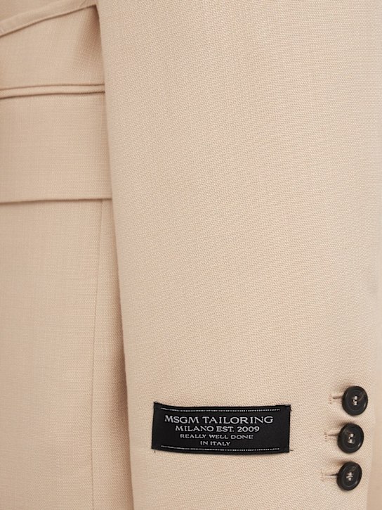 MSGM: Self-tie blazer