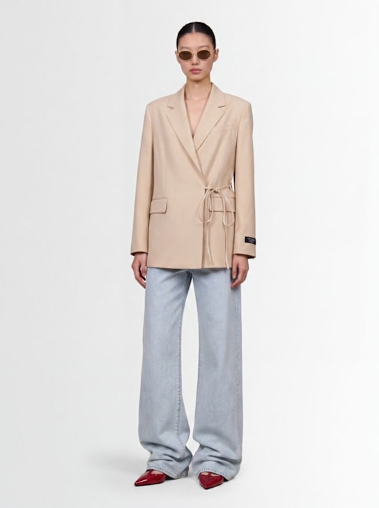 MSGM: Self-tie blazer