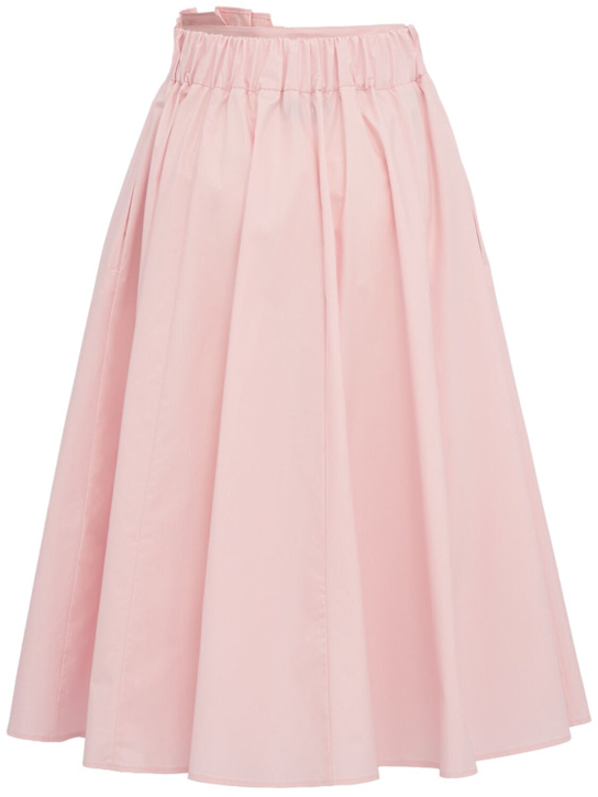 MSGM: Cotton midi skirt