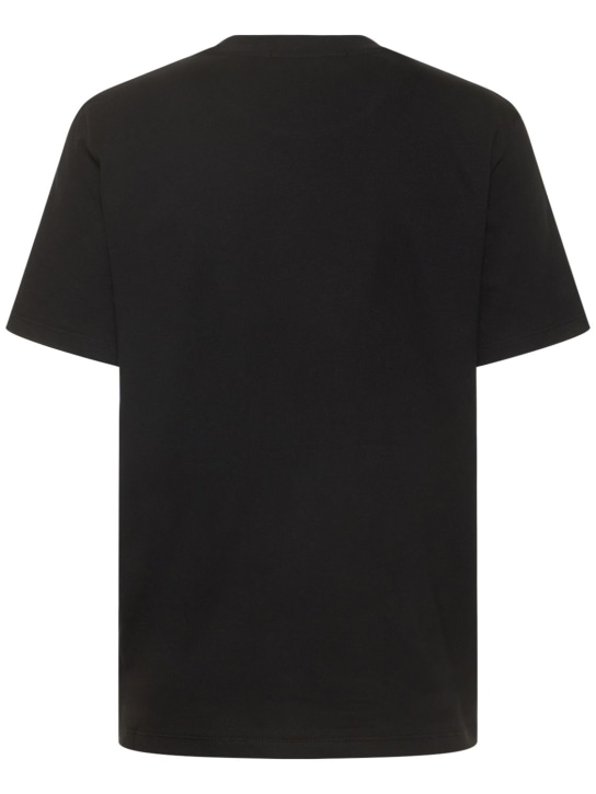 MSGM: Brush Stroke logo printed t-shirt