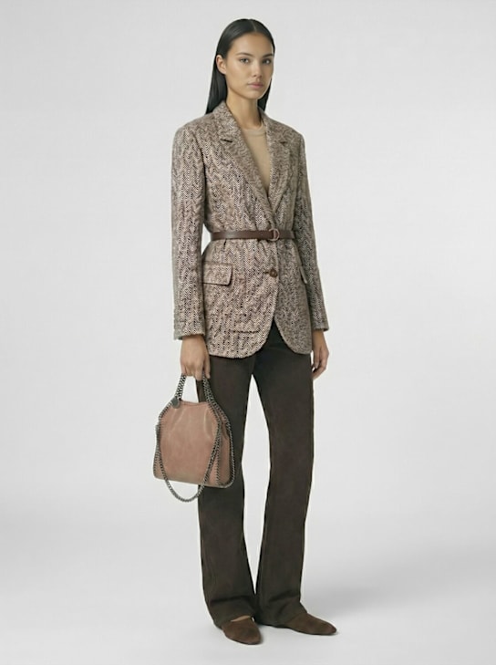 Stella McCartney: Tiny Eco Shaggy Deer top handle bag