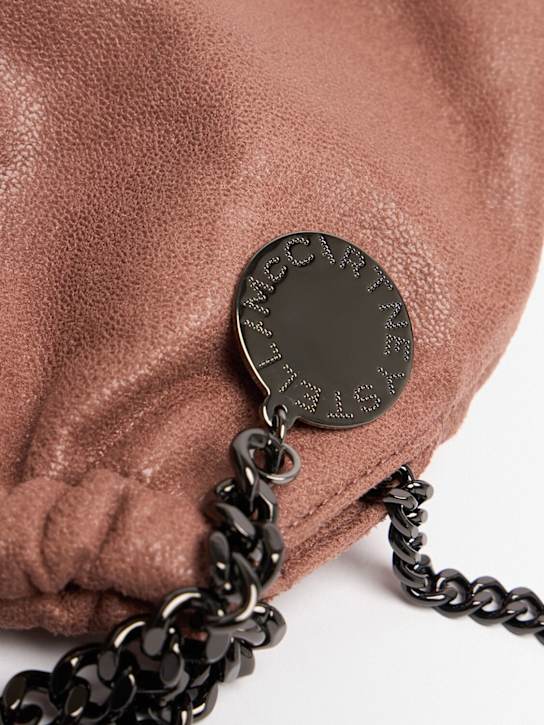 Stella McCartney: Mini Falabella Eco Shaggy drawstring bag