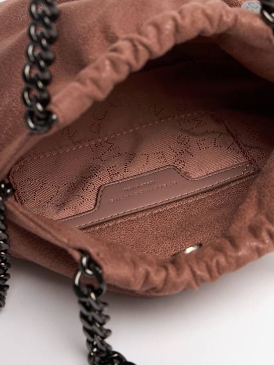 Stella McCartney: Mini Falabella Eco Shaggy drawstring bag