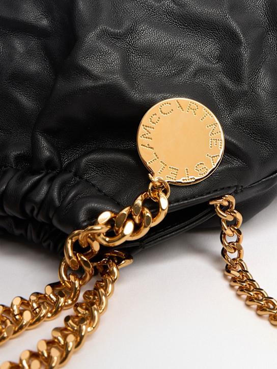 Stella McCartney: Mini Falabella crinkled drawstring bag