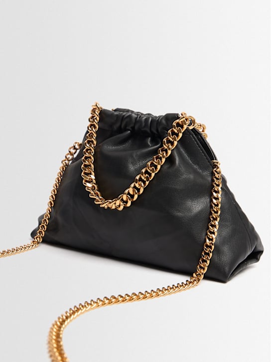 Stella McCartney: Mini Falabella crinkled drawstring bag
