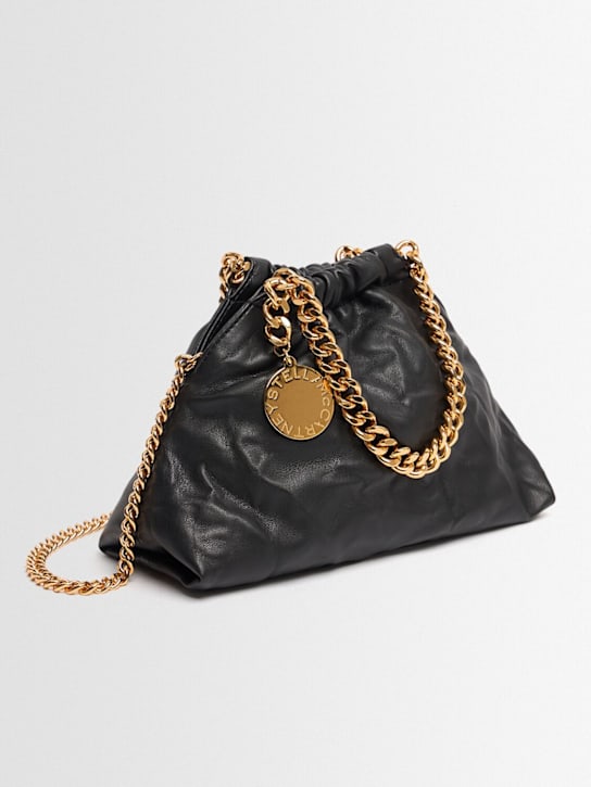 Stella McCartney - Mini Falabella crinkled drawstring bag
