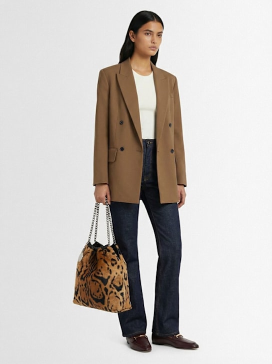 Stella McCartney - Medium Falabella ocelot print bag