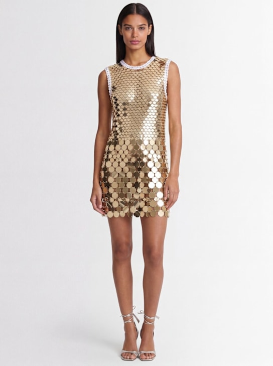 Rabanne: Vestito corto con paillettes