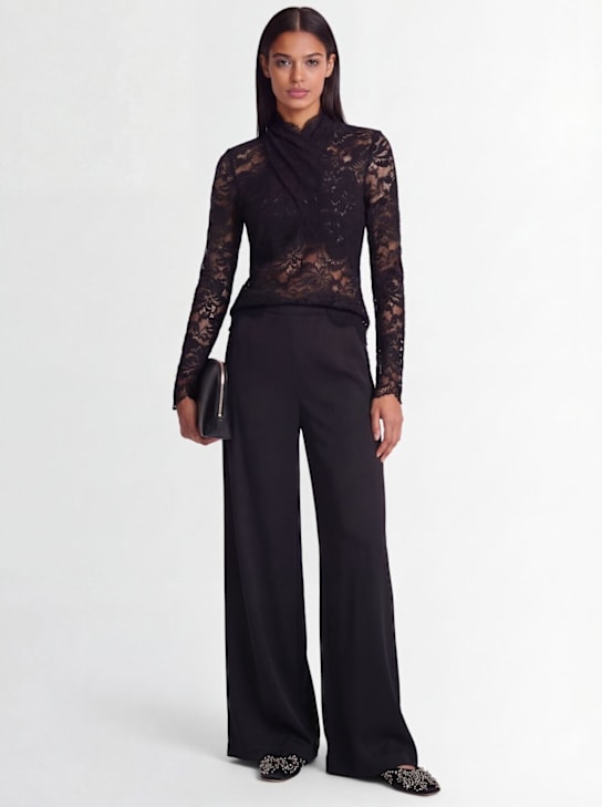 Rabanne - Stretch lace turtleneck