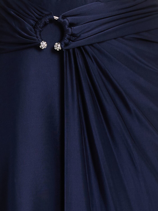 Rabanne: Viscose jersey midi skirt