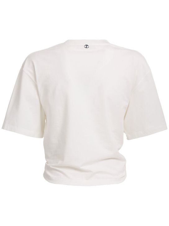 Rabanne: Pacomania printed jersey t-shirt