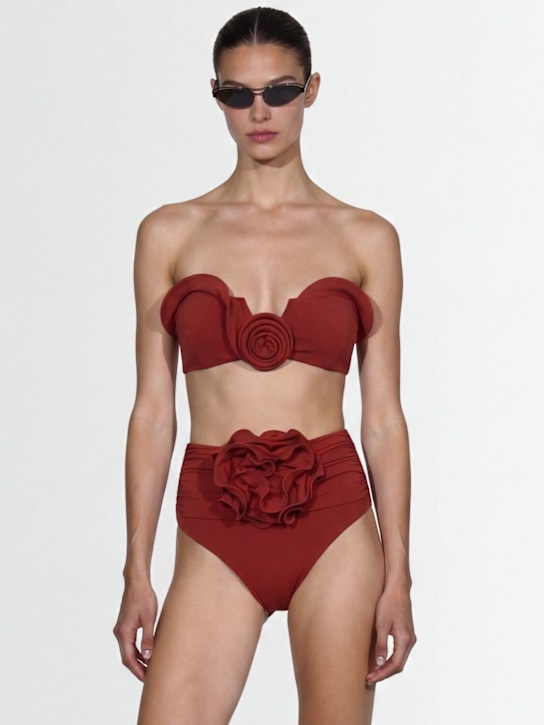 Magda Butrym - Rose detail bikini top