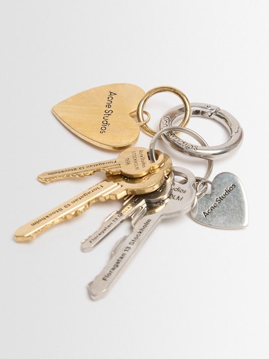 Acne Studios - Logo key ring holder